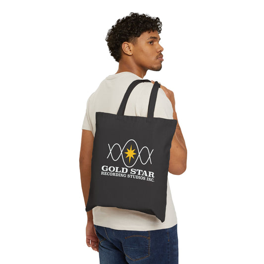 Sine Wave Logo Cotton Canvas Tote Bag