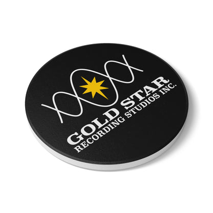 Sine Wave Logo Ceramic Coaster