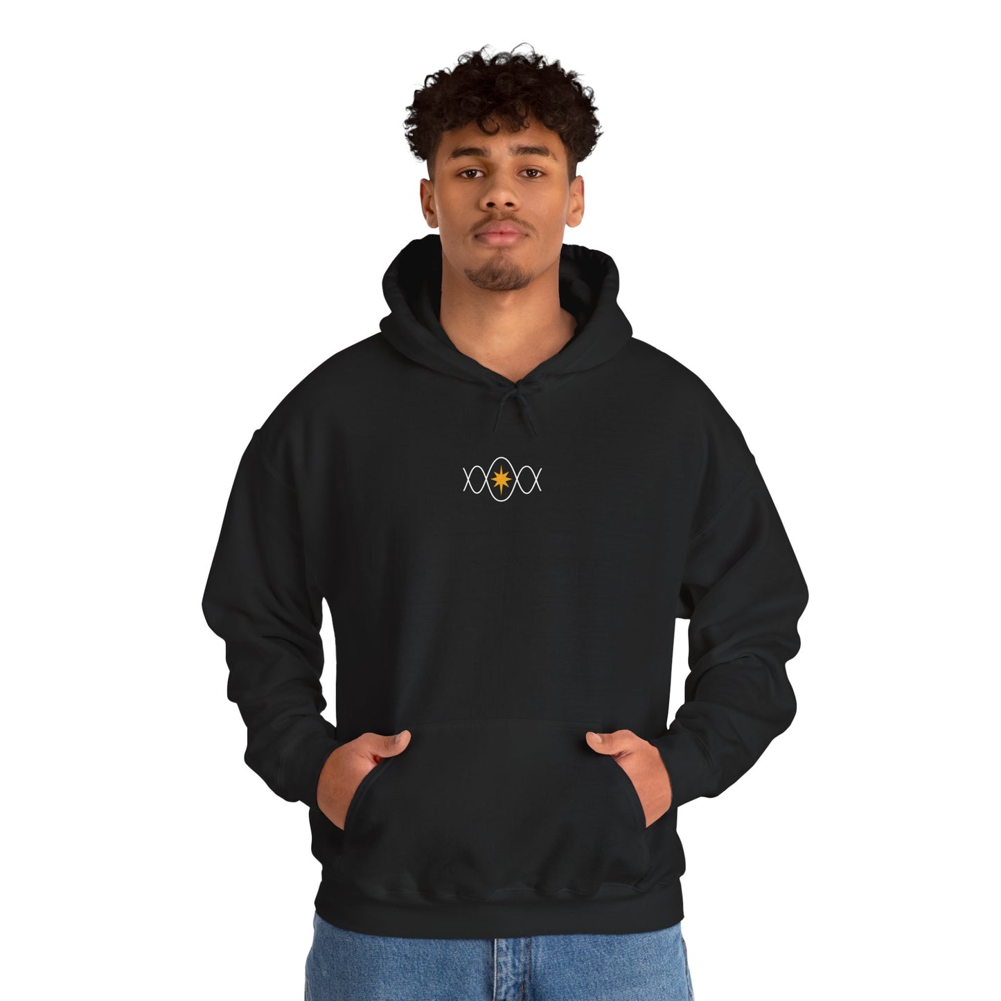 Gold Star Dual Logo Hoodie