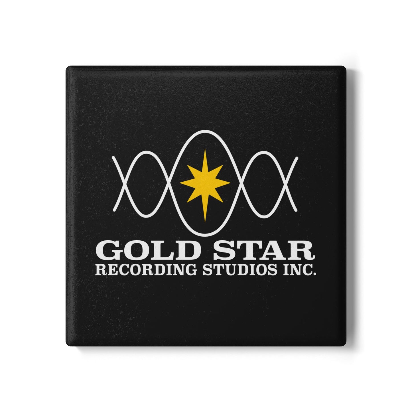 Sine Wave Logo Ceramic Coaster