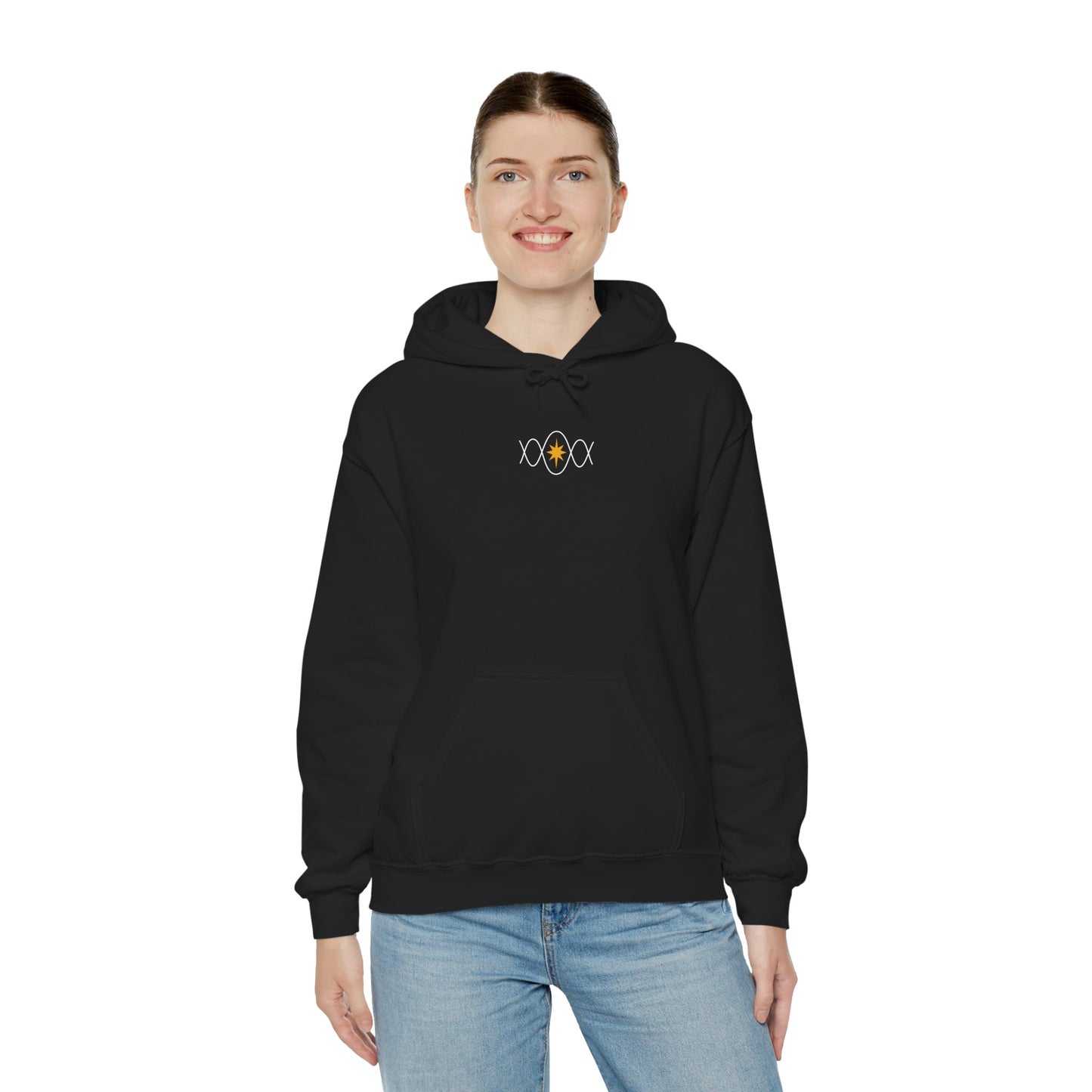 Gold Star Dual Logo Hoodie