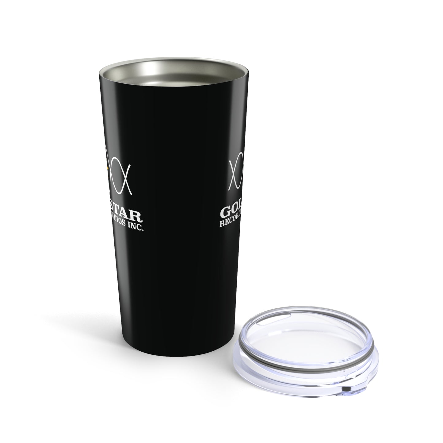 Sine Logo 20oz Black Stainless Steel Tumbler