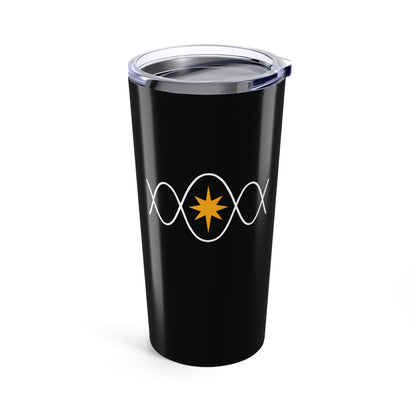 Sine Wave 20oz Black Stainless Steel Tumbler