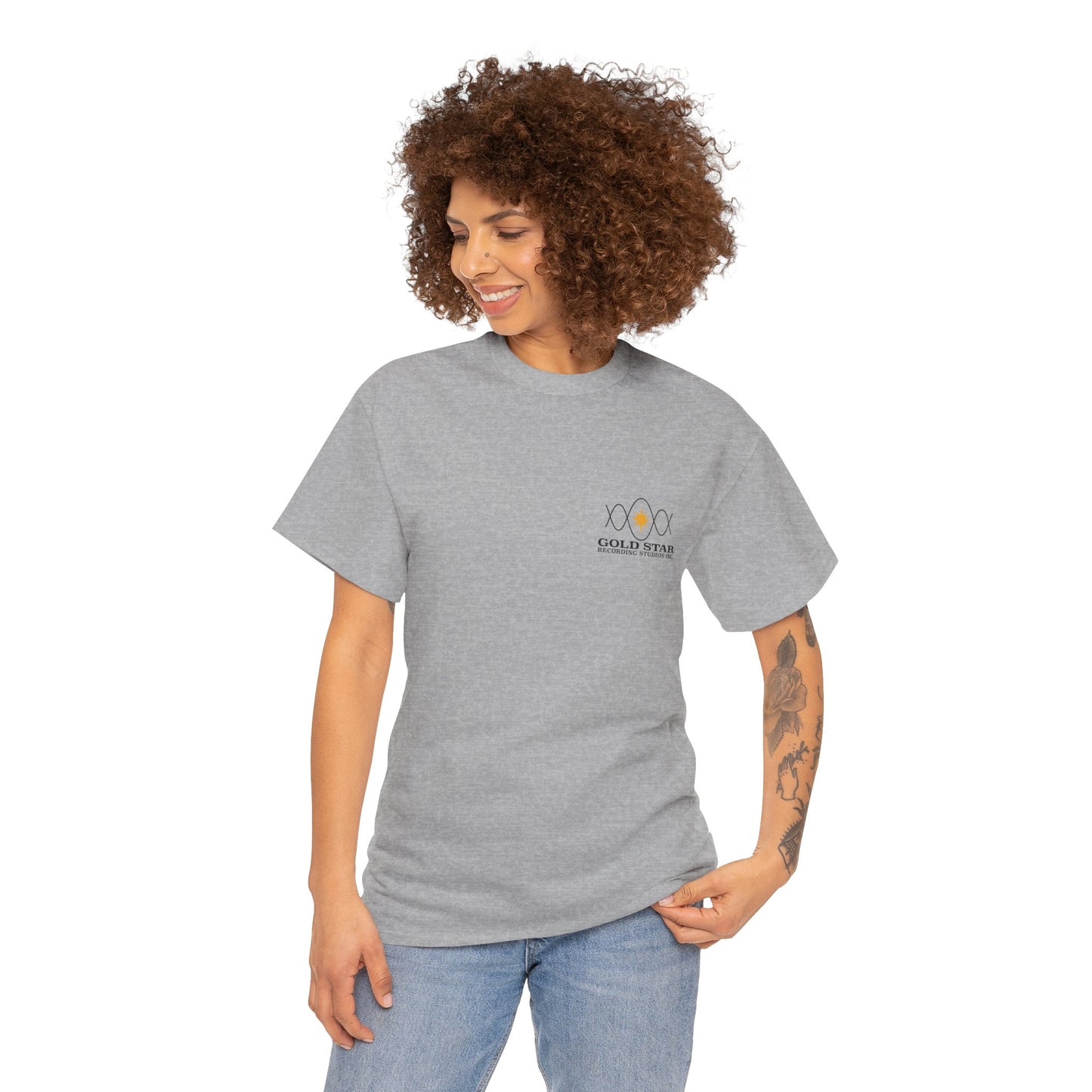 Sine Wave Chest Logo Unisex Heavy Cotton Tee