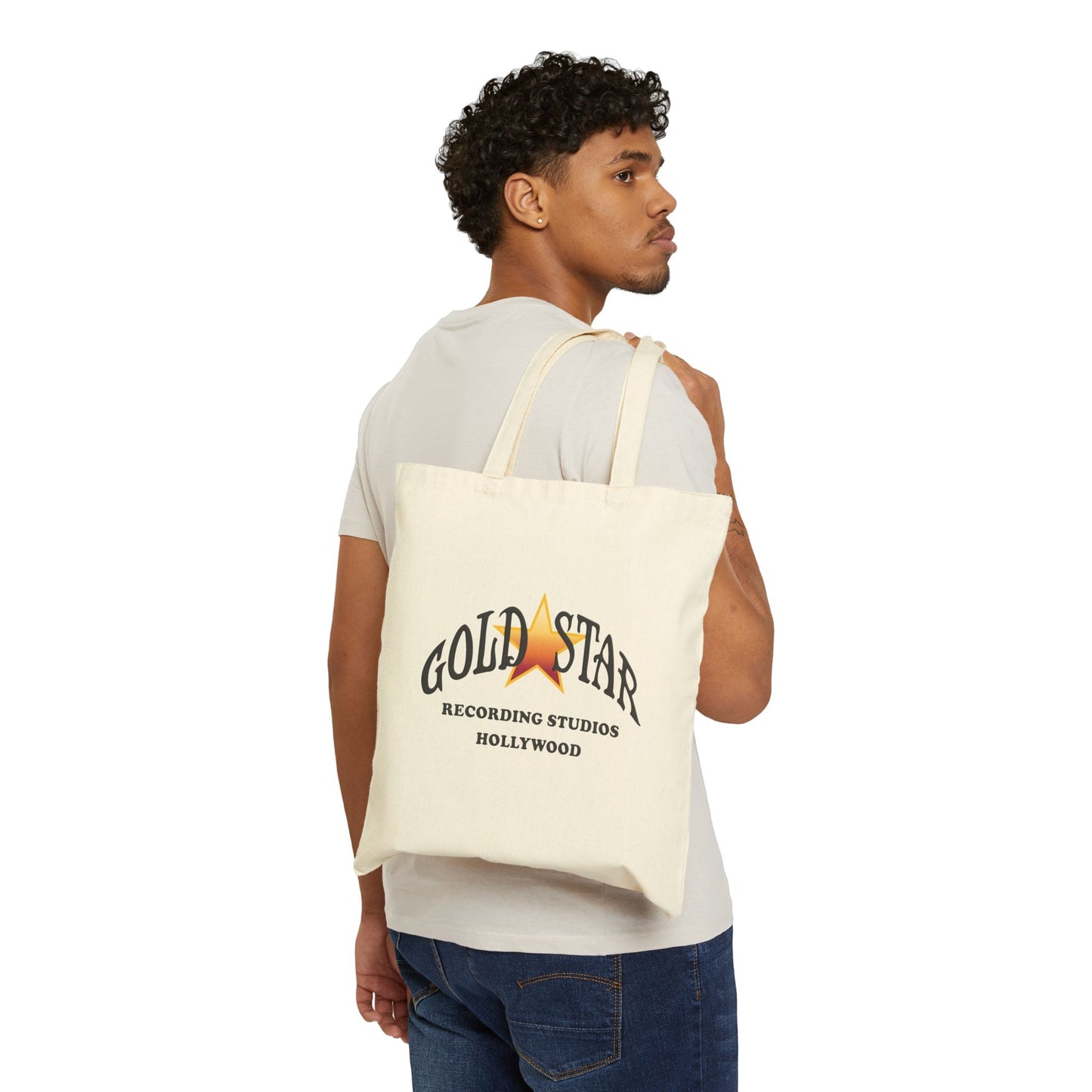 Arch Logo Cotton Canvas Tote Bag