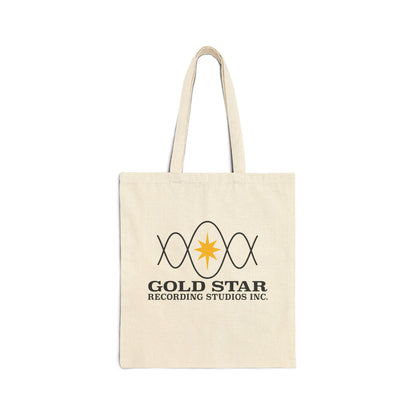 Sine Wave Logo Cotton Canvas Tote Bag